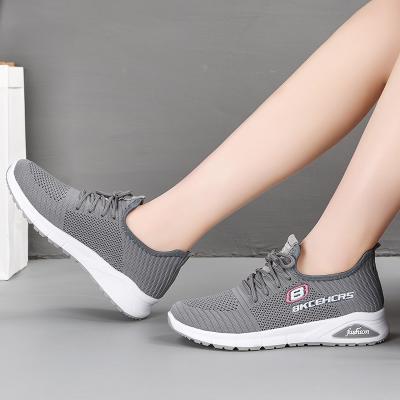 China Fashion trend women's shoes 2022 new fly weave women's single shoes soft soles running leisure sports shoes for sale