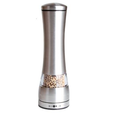 China Sustainable Premium Manual Spice Grinder Adjustable Ceramic Stainless Steel Salt and Pepper Grinder Mill for sale