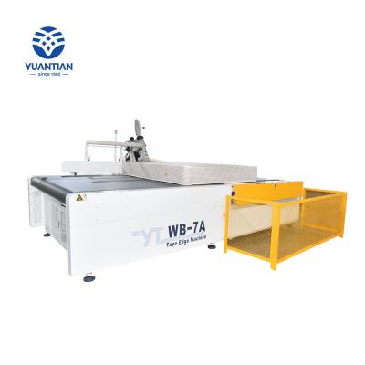 China Furniture Making Automatically Flipping Mattress Strip Edge Machine Conveyor Type / Mattress Making Machine 300U Seam Head Optional for sale