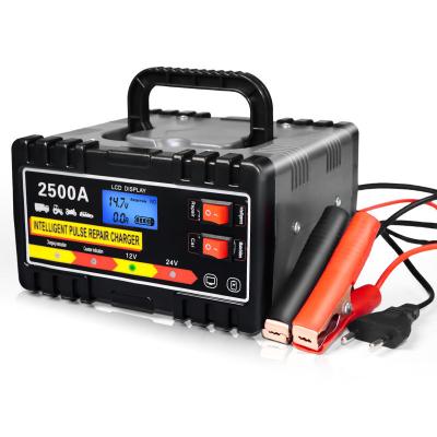 China 110V 220V 12V 10A 24V 5A Automatic Lead Acid Battery Charger for Auto Motorcycle Repair Intelligent and User-Friendly for sale