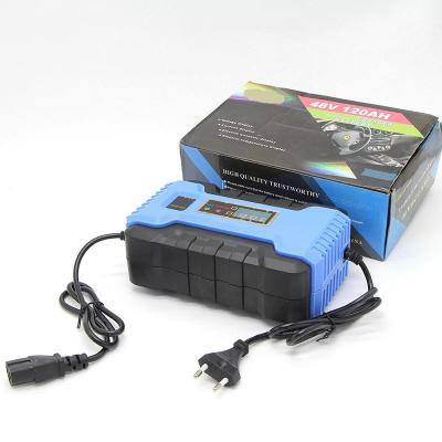 China 12V 7A Automobile and Motorcycle Universal Smart Battery Charger with Current Protection Connector Power Supply Adapter for sale