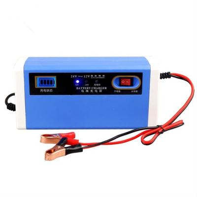 China Private Mold Yes Full Self Stop Smart Battery Charger 12V 10A 24V 5A Universal Automatic Pulse Repair Trickle for Smart Watch for sale