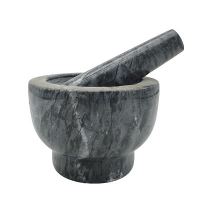 China Amd Pestal Viable Kitchen and Pestles Pump Green Marble Black Mortar for sale