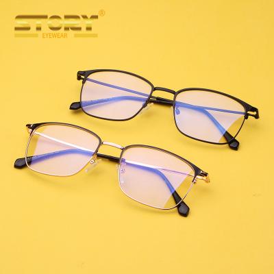 China HISTORY PSTY101905KY Trendy Metal Glasses Frame Women Brand Designer Vintage Prescription Optical Frames Men for sale