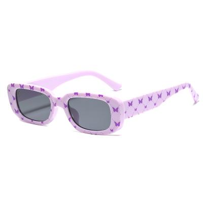 China Fashion Square Sunglasses TS2101 Personality Sunglasses Women Retro Flower Shades Designer Vintage Sun Glass Eyewear for sale