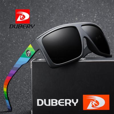 China Fashion Sunglasses HISTORY D818 Dubery Flat Surface Sports Sunglasses Cycling Men Polarized With Box for sale