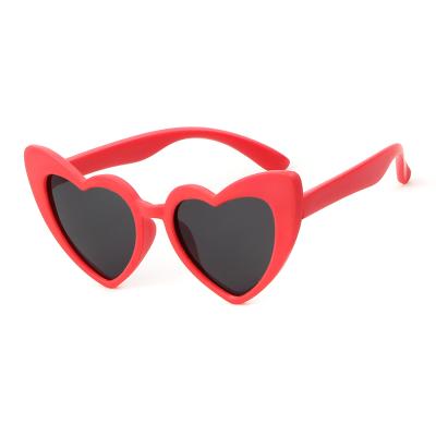 China Wholesale STORY STYZ5713 Fashion Design Heart Shape Frame Unique Sun Glasses Cat Eye Cute Polarized Sunglasses For Kids for sale