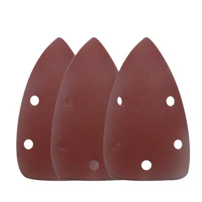 China Synthetic Mouse Stone Garnet Sanding Paper With Hole For Polishing Wood for sale