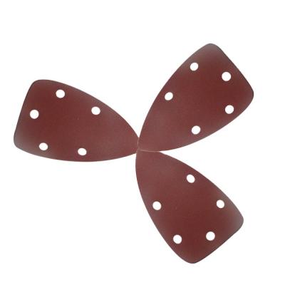 China Grinding Hook And Loop Aluminum Oxide Mouse Delta Sandpaper For Grinding Wood for sale