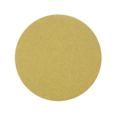 China High Efficiency 6inch Aluminum Oxide Gold Sand Sandpaper For Automobile Polishing for sale