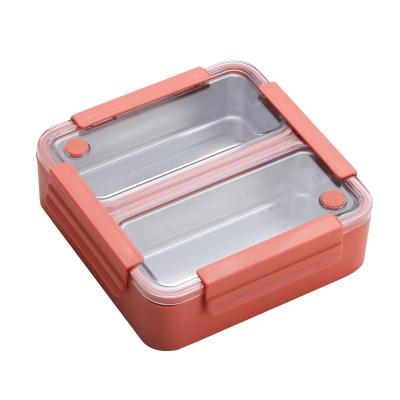 China Heatable Insulated 304 Stainless Steel Thermal Lunch Box Kids Bento Lunch Box for sale