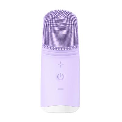 China Electric Facial Acne Treatment Pore Remover Massage Brush Silicone Face Cleansing Sweep Skin Care Facial Massager Deep Cleansing for sale