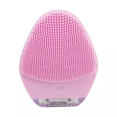 China Acne Treatment Face Deep Cleansing Electric Facial Brush Silicone Massage Remover Pore Cleansing Brush for sale