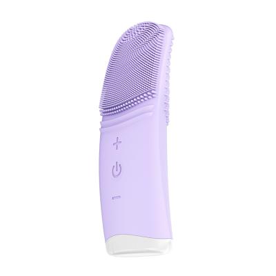 China 2021 Electric Silicone Brush Face Cleaner Beauty Facial Massager DEEPLY CLEANING Facial Cleansing Brush For Home Use for sale