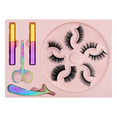 China Full Quality Private Label Natural Super Magnetic Eyelashes Kits With Cases For Sale for sale