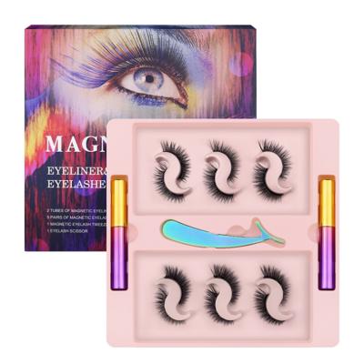 China Y Sensitive 2021 Fine Quality Magnetic Private Label Eyelashes Waterproof Magnetic Eyelash Boxes for sale