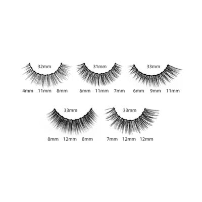 China Natural Soft Eyelash Y Sell Well New Type Best Seller Quality Wick Custom Boxes Eyeliner 10 Magnetic Magnet Lashes for sale