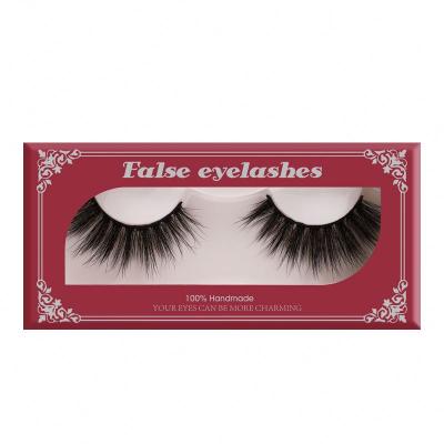 China Professional Natural Fluffy Fake Mink Strip Fashion 5d nano eyelashes make for sale