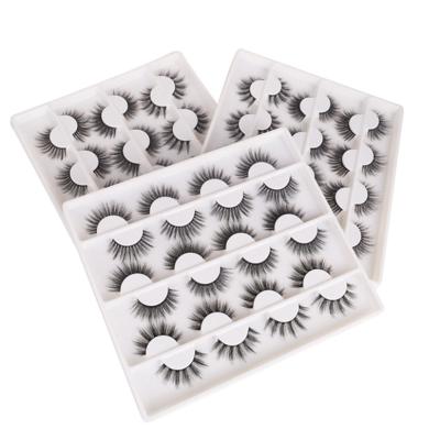 China Natural Professional Manufacture China Custom Logo Synthetic Silk 2021 Mink Eyelash Box False Mink Tensing Lashes for sale