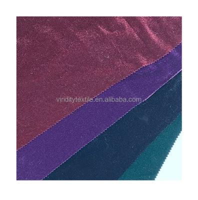 China Various factory sale anti-static Korea pajamas velvet polyester silk fabric price per meter for sale