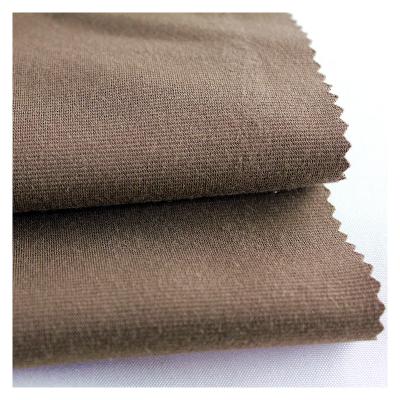 China Viable Manufacturers Spot Selling Solid Color Ponte Roma Knitted 77%Polyester 18%Rayon 5%Spandex Fabric For Clothing Top Pants for sale