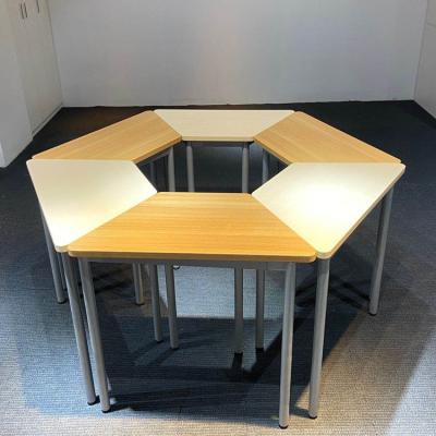 China New Style Hot Selling Factory Good Quality Wholesale Metal Frame School Furniture School Study Office Modern Hot Table Directly for sale