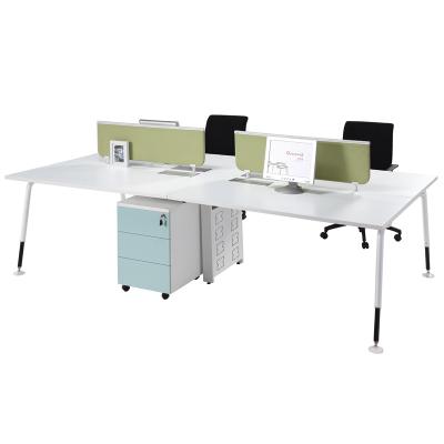 China Expandable Modern Furniture Workstations Modular Office, 2, 4, 6 Person Office Separation Desk for sale