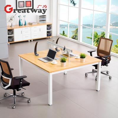 China Wholesale High Quality Expandable Standard Sizes 2 Person Office Furniture Desk for sale