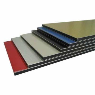 China Fireproof Surface Use 4mm PVDF Exterior Cladding Aluminum Composite Panel For Wall Cladding for sale