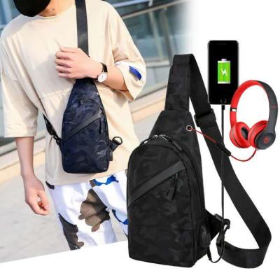 China 2022 High Quality TD Cross - Open Body Bags Camouflage Zipper Men Bag Waterproof Shoulder Sling Shoulder Bag for sale