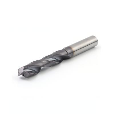 China Metal Drilling Mk CNC Coated Coolant Hole Drill Bits Solid Carbide Drill For Iron for sale