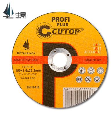 China High Efficiency And Durable Cutop Plus Hot Type 6Inch Quality Super Cutting Wheel For European And American Markets for sale