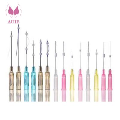 China Thread Lifting Cog 6D Blunt Needle Korea Manufacturer for face lift tooth pla burr thread lift tensor polydioxanone 3d suture threads for sale