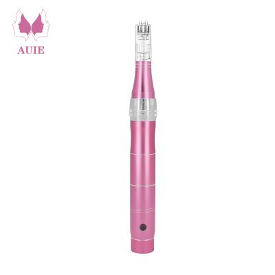 China Anti-puffiness beauty care 7 colors led dermapen adjustable speed with 24 needles cartridges for face treatment for sale