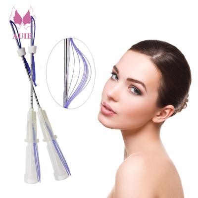 China Thread Lifting Type 23g PCL PDO Thread Multi Pointed Korean Beautlift Hilos Tensores Facial Thread Blunt Lifting for sale