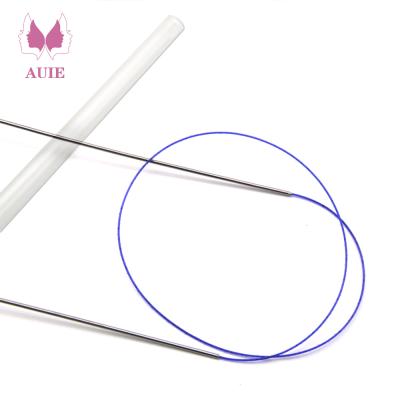 China Facial safety 3d double needle thread face lift aqulift pdo wire malaysia injection for tooth lifting series tooth for sale