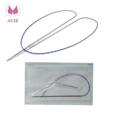 China Thread Lifting Korea Silhouette Hilos Tensores Needle 19G 100mm 380MM Soft Double Tooth 4d Sharp Needle Facial Lifting Face Lift pdo thread for sale