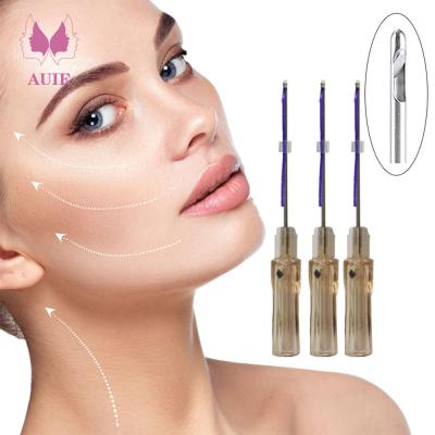 China Korea Cosmetic Medital Suture Tooth W 19G 100mm Collagen PDO Thread Lift High Quality Face Lifting Thread 6D for sale