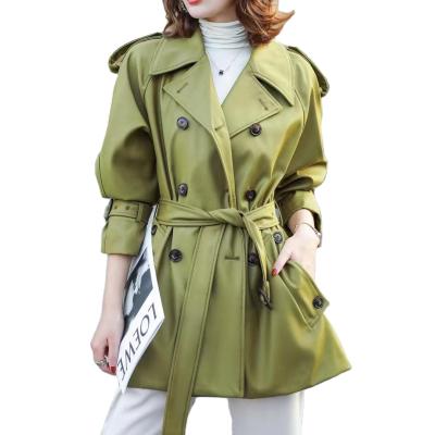 China Europe spring luxury ladies wholesale new style raincoat fabric and autumn anorak trench coat jackets raincoat women for sale