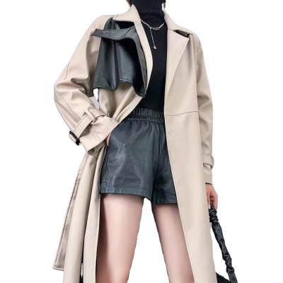 China Paris spring raincoat hot sale luxury ladies and autumn trench coat jackets raincoat women long for sale