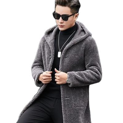 China Wholesale Breathable Winter Coat Custom Made Fur Coat For Men With Hood New Luxury Men's Long Coats for sale