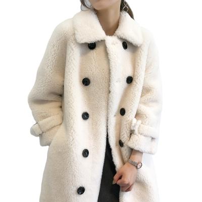 China Thick Soft Warm Women Teddy Bear Fur Fleece Coat Women Long Coat Jacket Ladies Winter Breathable Casual Coat Fashion for sale