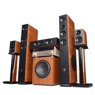 China Listen to songs 5.1 Home Theater Speaker System sound set combination Deep acid wood 3D stereo for sale