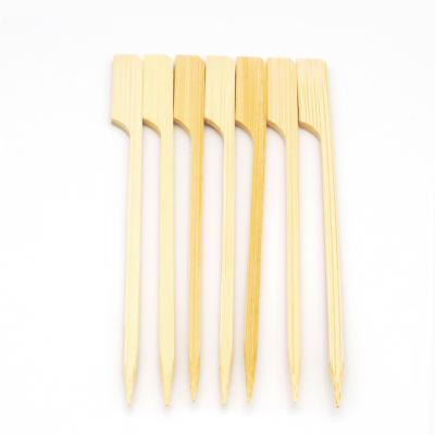 China Easily Cleaned Popular Bamboo Paddle Skewer Gun Skewer With Custom Logo for sale