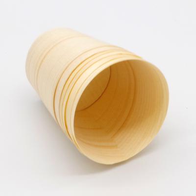 China Fashionable Wholesale high quality disposable wooden drinking cup for sale