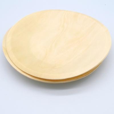 China Wholesale Disposable Wooden Leaf Birch Tray Wooden Dish for sale