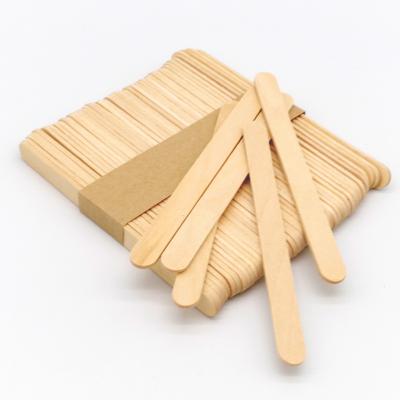 China Sustainable Disposable Wooden Craft Ice Cream Sticks Mini Color Popsicle Stick for sale