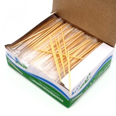 China Disposable Cocktail Decoration Disposable Individual Cello Wrapped Toothpicks for sale