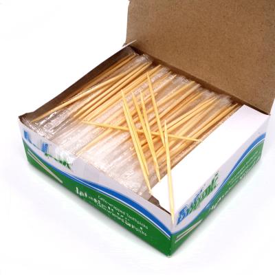 China Jordan Disposable Hot Bamboo Wooden Toothpick Toothpick Individual Wrap for sale