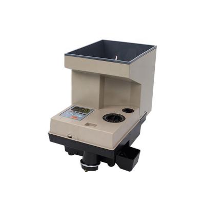 China R100 High Speed ​​Industrial Semi Automatic Coin Sorter Coin Counter Machine for Counting Coins 390*220*350mm for sale